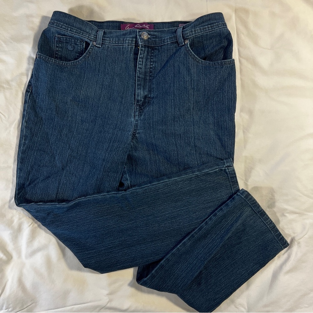 Gloria Vanderbilt Dark Blue Amanda Jeans
